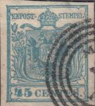 Obrázek k výrobku 22950 - 1850, Lombardsko a Benátsko, 04, Výplatní známky: Znaky ⊙