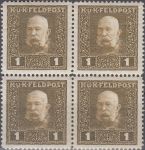 Obrázek k výrobku 23052 - 1915/1917, Rakousko (Polní pošta), 22, Výplatní známka: František Josef ∗∗