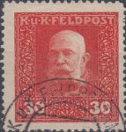 Obrázek k výrobku 23076 - 1915/1917, Rakousko (Polní pošta), 33, Výplatní známka: František Josef ⊙