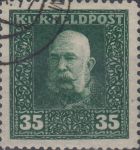 Obrázek k výrobku 23077 - 1915/1917, Rakousko (Polní pošta), 34, Výplatní známka: František Josef ⊙