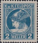 Obrázek k výrobku 23081 - 1917/1918, Rakousko (Polní pošta), 54, Výplatní známka: Císař Karel I. ∗∗