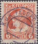 Obrázek k výrobku 23098 - 1915/1917, Rakousko (Polní pošta), 23, Výplatní známka: František Josef ⊙