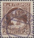 Obrázek k výrobku 23100 - 1916, Rakousko (Polní pošta), 51, Novinová známka: Hlava Merkura ⊙