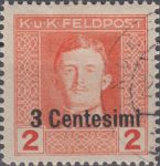 Obrázek k výrobku 23102 - 1917/1918, Rakousko (Polní pošta), 69A, Výplatní známka: Císař Karel I. ⊙