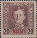 Obrázek k výrobku 23106 - 1917, Rakousko (Polní pošta v Černé Hoře), 1, 1 rok obsazení ∗
