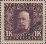 Obrázek k výrobku 23119 - 1914, Rakousko (Polní pošta v Srbsku), 06, Císař František Josef ∗