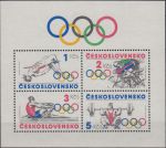 Obrázek k výrobku 23828 - 1984, ČSR II, A2667A, Sport - Olympijské hnutí ∗∗