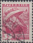 Obrázek k výrobku 23990 - 1934, Rakousko, 0567/0583, Výplatní známky: Rakouské lidové kroje ⊙