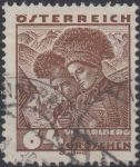Obrázek k výrobku 23992 - 1934, Rakousko, 0581, Výplatní známka: Rakouské lidové kroje ⊙
