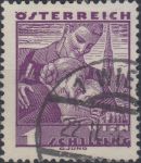 Obrázek k výrobku 23994 - 1934, Rakousko, 0582, Výplatní známka: Rakouské lidové kroje ⊙