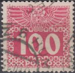 Obrázek k výrobku 24182 - 1910, Rakousko, DL041, Doplatní známka: Velká číslice, dvouhlavý orel ⊙