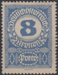 Obrázek k výrobku 24269 - 1920, Rakousko, DL089y, Doplatní známka: Nové číslicové hodnoty ∗∗
