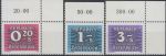 Obrázek k výrobku 24365 - 1986, Rakousko, DL261/263, Doplatní známky: Číslice ∗∗