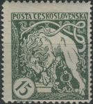 Obrázek k výrobku 25862 - 1919, ČSR I, 0030Bp, Výplatní známky: Legionářské - 1. výročí ČSR ∗