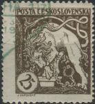 Obrázek k výrobku 25874 - 1919, ČSR I, 0027BVVq, Výplatní známky: Legionářské - 1. výročí ČSR ∗