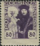 Obrázek k výrobku 26156 - 1920, ČSR I, 0162, Výplatní známka: Husita (Jan Hus) ∗ odstín