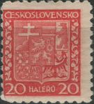 Obrázek k výrobku 26312 - 1937, ČSR I, 0253, Výplatní známka: Státní znak ∗