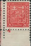 Obrázek k výrobku 26318 - 1931, ČSR I, 0249VVDČ, Výplatní známka: Státní znak ∗
