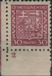 Obrázek k výrobku 26321 - 1929, ČSR I, 0252DČ, Výplatní známka: Státní znak ∗ r