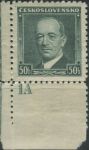 Obrázek k výrobku 26711 - 1936, ČSR I, 0301DČ, Výplatní známka: Portréty - E. Beneš ∗ r