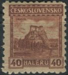Obrázek k výrobku 28066 - 1927, ČSR I, 0210, Výplatní známka: Hrady, krajiny, města: Pernštejn ∗