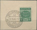 Obrázek k výrobku 28264 - 1945, Sovětská okupační zóna (Západní Sasko), 119DX, Výplatní známka: Číslice (I) ⊙