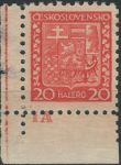 Obrázek k výrobku 28394 - 1929, ČSR I, 0250DČ, Výplatní známka: Státní znak ∗ r