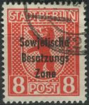 Obrázek k výrobku 28672 - 1948, Sovětská okupační zóna (Všeobecná vydání), 200A, Výplatní známka ⊙