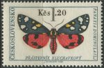 Obrázek k výrobku 28798 - 1966, ČSR II, 1529, Motýli: Jasoň červenooký ∗∗