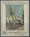 Obrázek k výrobku 29207 - 1967, ČSR II, 1647, Umění: F. Tichý - Kouzelník s kartami ∗∗