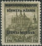 Obrázek k výrobku 29296 - 1939, Protektorát, 019, Přetiskové provizorium: Bratislava ∗∗ zk