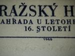 Obrázek k výrobku 29298 - 1966, ČSR II, FDC10/66DV, Pražský hrad: Letohrádek Belveder
