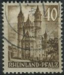 Obrázek k výrobku 29391 - 1948, Francouzská okupační zóna (Porýní Falc), 38, Výplatní známka: Obrázky z Porýní-Falc (III): Winzerhäuser, St. Martin ⊙