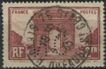Obrázek k výrobku 29711 - 1931, Francie, 0263, Výplatní známka: Stavby ⊙