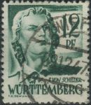 Obrázek k výrobku 29749 - 1948, Francouzská okupační zóna (Württembersko-Hohenzollernsko), 03II, Výplatní známka: Obrázky z Württemberska-Hohenzollernska (I): Městská brána z Wangenu ⊙