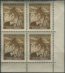 Obrázek k výrobku 29863 - 1941, Protektorát, 025, Výplatní známka : Lipové listy (hlubotisk) ∗∗ ⊞ r