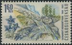 Obrázek k výrobku 29983 - 1969, ČSR II, 1783, Tatranský národní park: Velká zamrzlá dolina a hořec ∗∗