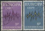 Obrázek k výrobku 30393 - 1971, Lucembursko, 0824/0825, EUROPA ⊙