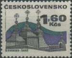 Obrázek k výrobku 30635 - 1971, ČSR II, 1875, Výplatní známka: Lidová architektura - Horácko ∗∗