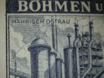 Obrázek k výrobku 30696 - 1939, Protektorát, 037IIDZ, Krajiny, hrady a města (I. vydání): Ostrava ∗∗ o