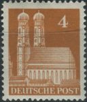 Obrázek k výrobku 30763 - 1948, Americká a Britská okupační zóna, 096wgXE, Výplatní známka: Stavby - Kolínský Dóm ∗∗