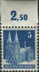 Obrázek k výrobku 30764 - 1949, Americká a Britská okupační zóna, 074eg, Výplatní známka: Stavby - Frauenkirche ∗∗