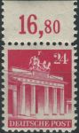Obrázek k výrobku 30769 - 1948, Americká a Britská okupační zóna, 086wg, Výplatní známka: Stavby - Braniborská brána, Berlín ∗∗