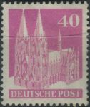 Obrázek k výrobku 30770 - 1949, Americká a Britská okupační zóna, 080eg, Výplatní známka: Stavby - Kolínský Dóm ∗∗