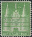 Obrázek k výrobku 30772 - 1948, Americká a Britská okupační zóna, 086wgp, Výplatní známka: Stavby - Braniborská brána, Berlín ∗∗