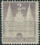 Obrázek k výrobku 30773 - 1948, Americká a Britská okupační zóna, 097Iwgp, Výplatní známka: Stavby - Lübeck ∗∗