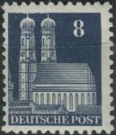 Obrázek k výrobku 30925 - 1948, Americká a Britská okupační zóna, 096wgXE, Výplatní známka: Stavby - Kolínský Dóm ∗∗