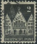 Obrázek k výrobku 30928 - 1948, Americká a Britská okupační zóna, 073wgWB, Výplatní známka: Stavby - Römer, Frankfurt nad Mohanem ⊙