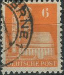 Obrázek k výrobku 30941 - 1948, Americká a Britská okupační zóna, 077wgWF, Výplatní známka: Stavby - Römer, Frankfurt nad Mohanem ⊙
