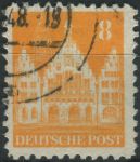 Obrázek k výrobku 30942 - 1948, Americká a Britská okupační zóna, 074wg, Výplatní známka: Stavby - Frauenkirche, Mnichov ⊙